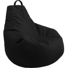 AD.CON Indoor Gamer Bean Bag with Eco Filling, Pouf, Relaxing Chair, Seat Cushion, Floor Cushion, Bean Bag, 100 x 90 x 95 cm, 300 L, Black