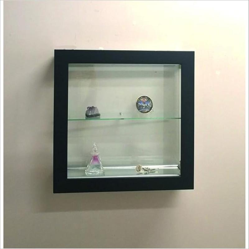 VMBR6TC-QD50-TR-BLK Wall Mounted Display Cabinet