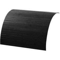 DE-COmmerce® Ebony Bamboo Couch Shelf, 60 x 80 cm, Sofa Tray, Couch Tray, Armrest, Drink Holder, Flex Shelf