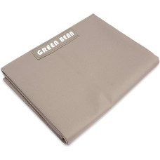 Green Bean Square XL Giant Bean Bag Cover, 120 x 160 cm, PVC Cover, Indoor and Outdoor Bean Bag Cover, Bean Bag Cover, Bean Bag Cover without Filling, Lounge Chair Cover, Washable, Dark Beige