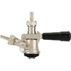 Beer Keg Coupling D Type Beer Dispenser System Beer Coupling Barrel Home Brewing System with Safety Relief Valve for Household