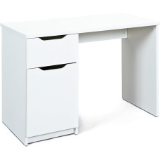 Esidra Freeport Desk with Drawers, Wood, white, 115 x 55 x 76 cm