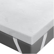 BedStory 8cm Single Bed Topper Lavender Scented Memory Foam Mattress Topper with Elastic Corners Soft and Washable (80 x 190 x 8 cm)