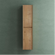 Mai & Mai Rimo Tall Cupboard Multi-Purpose Bathroom Cabinet with 2 Doors and 6 Compartments Bathroom Shelf for Multiple Functions 35 x 30 x 160 cm