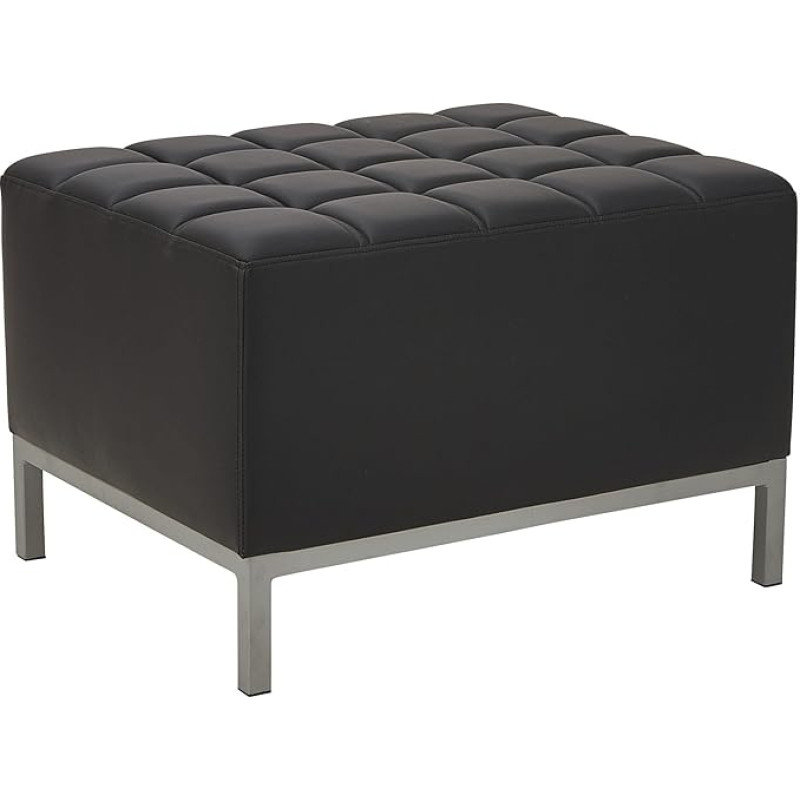 Alera aleqb8216 QUB Series Ottoman, 26 3/8 x 21 1/2 x 17 1/2, Black