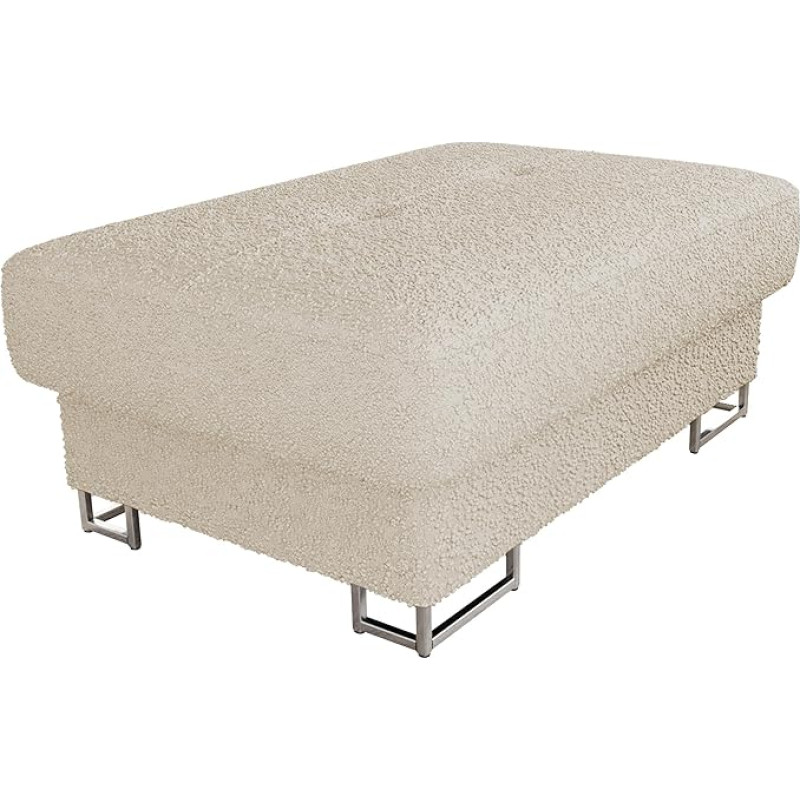 Mirjan24 Cotere Ottoman Ottoman, Sofa Stool, Modern Pouf, Footstool, Choice of Colours (Abriamo 03)