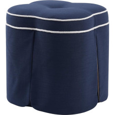 Jennifer Taylor Home Ottoman, Midnight Blue