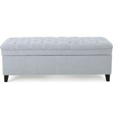 GDF Studio Laguna Living Room Furniture with Storage Space Light Sky