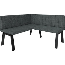 FURNISTAR Akiko metallist nurgapinkide komplekt teie söögituppa, kööki, modernsesse, istumisalale, sööginurka. Sobib ideaalselt kööki, kontorisse ja vastuvõtule. Soliidne ja tugev töö. (130 x 130-Inari96)