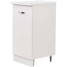 Shally Dogan Anta Singola Minimal White 1 uksega 2-kohaline puidust köögikapp