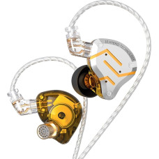 Yinyoo KZ ZS10 Pro In-Ear Monitor kõrvaklapid, 5-driver (4 tasakaalustatud armatuuri draiverit ja 1 dünaamiline draiver), kõrgtruudsed kõrvaklapid 2-poolsete kõrvaklappidega, asenduskaabel
