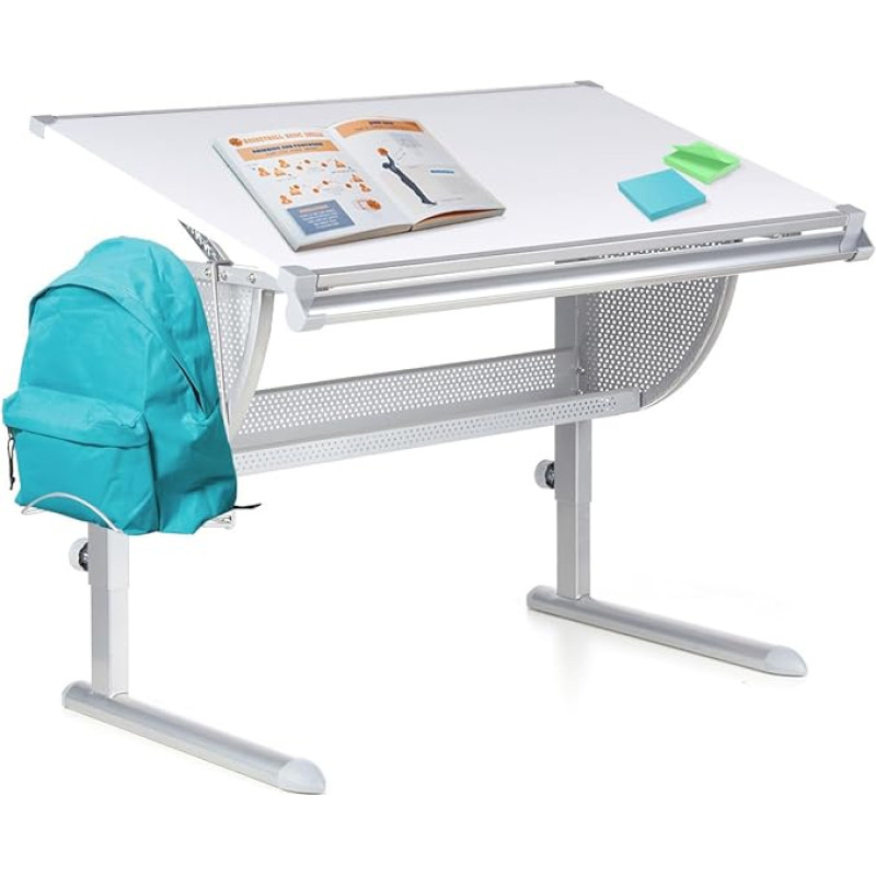 hjh Office Belia Nenos laste töölaud reguleeritava kõrgusega kallutatav laud