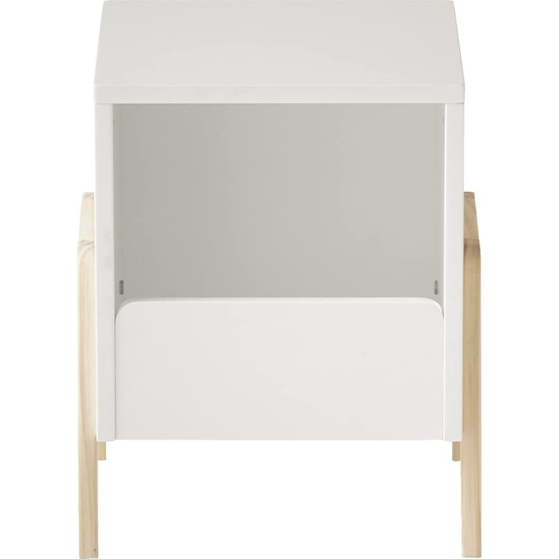 Vertbaudet Children's Bedside Table, Retro, White, One Size