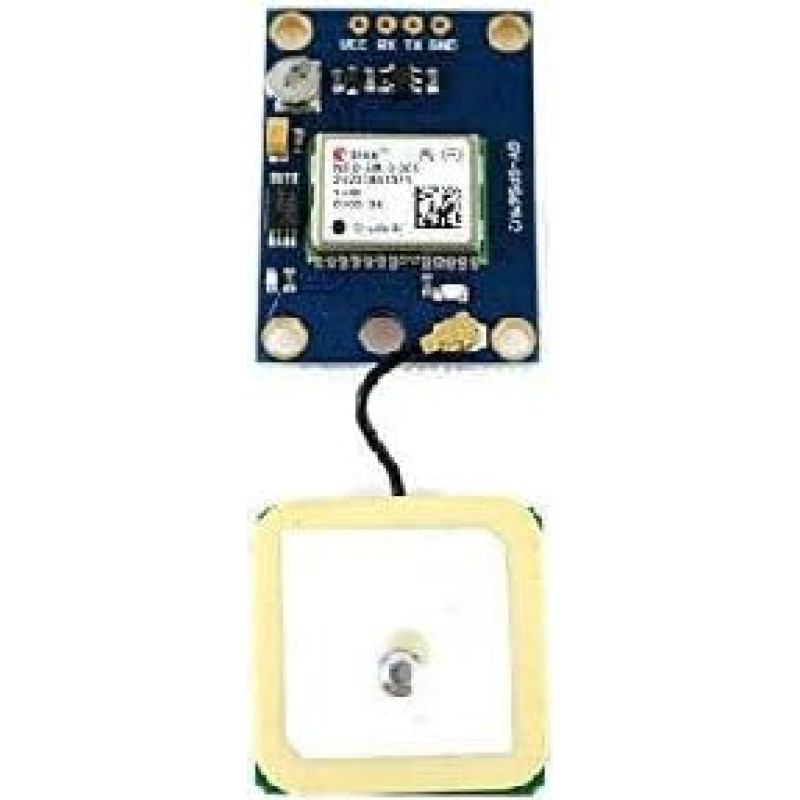 Paradisetronic.com GPS Module with NEO-6M and Ceramic Antenna for Arduino and Flight Controller, UART, u-blox Compatible
