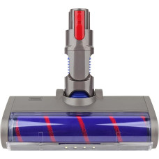 Replacement Soft Roller Attachment Soft Cleaning Brush Head Floor Brush Accessories for Dyson V7 V8 V10 V11 V15 SV10 SV11 Series with Quick Release