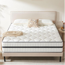 Twirest Mattress 140 x 200 cm, Pocket Spring Mattress (Height 20 cm), 7-Zone Orthopaedic Mattress with Comfort Foam, Fabric with Soft Surface, for Adults, Medium Hardness (H3)