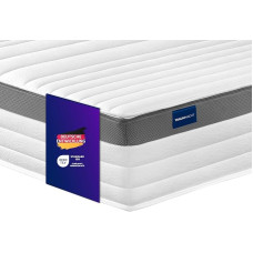 Traumnacht Exclusive 7-Zone Barrel Pocket Spring Mattress, 1,000 Pocket Springs, with Comfort Overlay, 23 cm Premium Height, Oeko-Tex Certified, Firmness Level 3 (H3), 100x200 cm, Developed in Germany