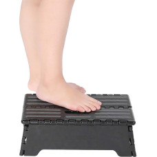 Step Stool, Folding Step Stool, Portable Children Elderly Disabled Step Stool, Large Children's Foot Step Stool, Robust Non-Slip Plastic Step Ladder with Carry Handle for