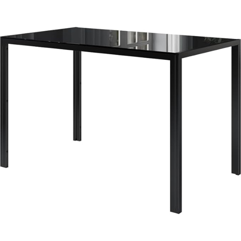 Vicco Grand Dining Table Black 120 x 75 cm