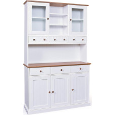 Esidra eatontown Sideboard 5 Doors and 3 Drawers, Metal, White, 205 x 131 x 45 cm