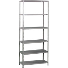 SimonRack Comfort Heavy-Duty Shelving, Storage Shelf, 200 x 100 x 40 Metal Shelf, Basement Shelf, Bending Point 100 kg, 6 Shelves, Galvanised