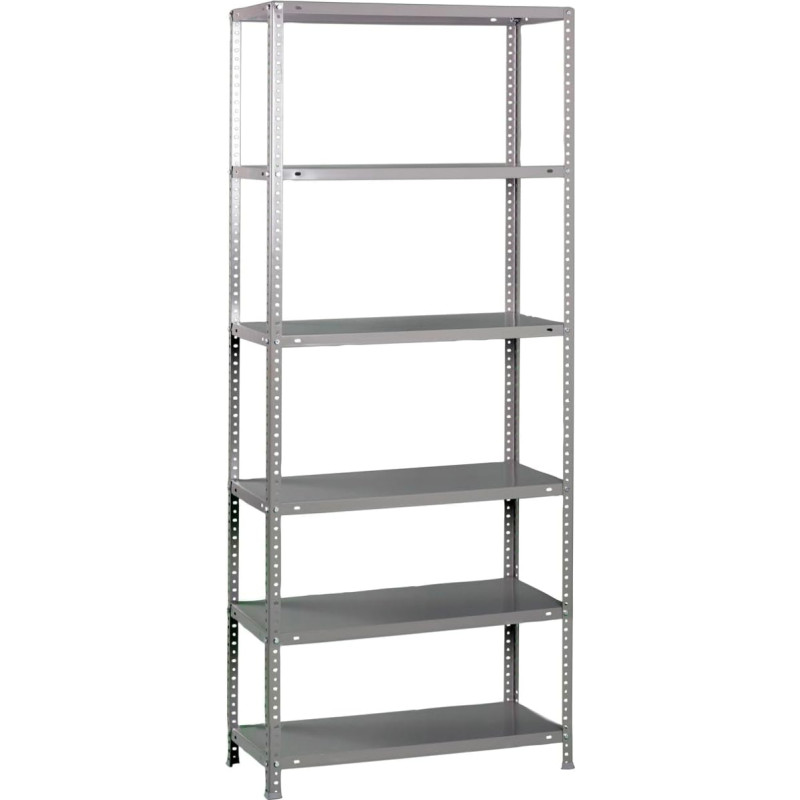 SimonRack Comfort Heavy-Duty Shelving, Storage Shelf, 200 x 100 x 40 Metal Shelf, Basement Shelf, Bending Point 100 kg, 6 Shelves, Galvanised