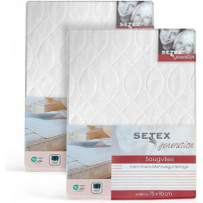 SETEX waterproof absorbent fleece mattress toppers.