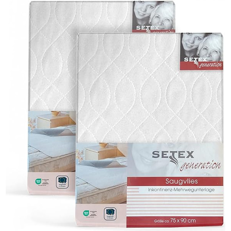 SETEX waterproof absorbent fleece mattress toppers.