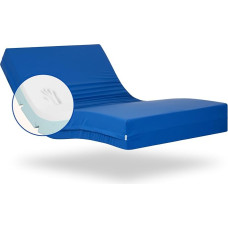 Gerialife® Geriatrische Krankenhaus-Gelenkmatratze | 6 cm viskoelastischer Schaumstoff | Wasserdichter hygienischer Bezug (90x200)