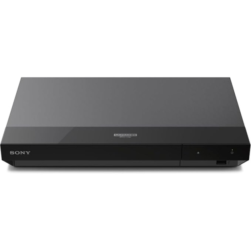 Sony UBP-X700 4K Ultra HD Blu-ray Disc mängija (kõrgresolutsiooniline heli, HDR10, Dolby Vision, BT.2020, laiendatud Upscaling, universaalne mängija, HDMI ja koaksiaalne SPDIF)