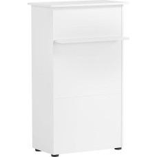 Schildmeyer 155642 Reception Counter Matt White 65.8 x 44 x 110.5 cm