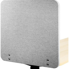 VIVO Privacy Panel Grey Sound-Absorbing Desk Divider Acoustic Divider 24