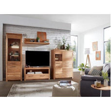 möbelando Living Room Set WZ-0169 Made of Wild Oak in Natural Oiled Dimensions (W x H x D) 337.6 x 204.1 x 40 cm