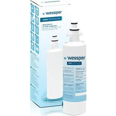 Wessper® Aqua Crystalline Fridge Freezer Water Filter for Beko 9256712 4874960100 4394650100 SBS4K Blomberg KFD9952PXD IWD1004ET KFD9952PXDUK Lamona HJA6110 LAM6100 Grundig 487960000 GSN9440XA