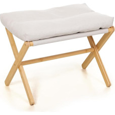 TYYIHUA Footrest for Couch, Folding Footstool, Small Ottoman Footrest, Wooden Footstool, Interchangeable Shoes, Bench, Modern X Ottoman Chair for Living Room, Entrance, Nursery, Bedroom