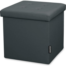 HAPPERS Folding Stool 38 x 38 x 38 x 38 cm and 100 L Grey