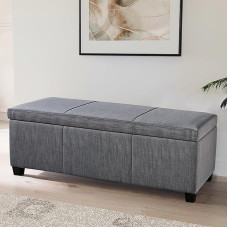BELLEZE Modern Ottoman Bench 48