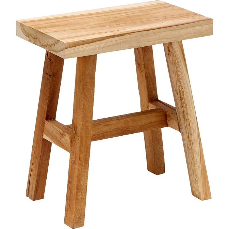 Jan Kurtz Wooden Stool Brown 40 x 25 x 45 cm