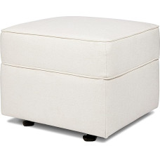 Million Dollar Baby Classic Willa/Alden Sliding Ottoman in Performace Cream, Eco Weave, Water-Repellent and Dirt-Repellent, Greenguard Gold & CertiPUR-US Certified