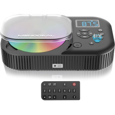 MONODEAL CD-mängija Kaasaskantav CD-mängija Bluetooth raadioga FM, laetav kaasaskantav CD-mängija koos kõlariga, Discman CD-mängija, toetab AUX/USB-d.