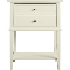 Ameriwood Home Franklin aksessuaarilaud 2 sahtliga, valge