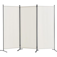 VEVOR Room Divider, 3-Piece Screen Partition, Foldable Privacy Screen for Office, Bedroom, Dining Room, Study, Balcony, Room Divider, Freestanding (228 x 52 x 184 cm), White
