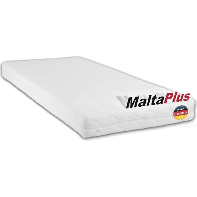 Malta Baby Mattress Children's Mattress plus Quality Mattress for Cot/Cot Bed 80 x 190 cm. Breathable Foam Mattress with Terrycloth Cover.