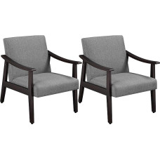 Yaheetech Set of 2 Recliner Chairs, Lounge Chairs, Single Sofa, Armchair, Sofa for Living Room, Guest Room, Office, Waiting Area