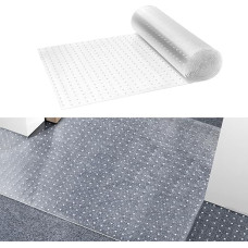 VEVOR Carpet Protector for Pets 20 x 12 ft, Scratch Resistant PVC Carpet Protector for Cats for Door Frame, Non-Slip Cat Scratch Protection Mat, Easy Cut Plastic Carpet Scratch Stopper