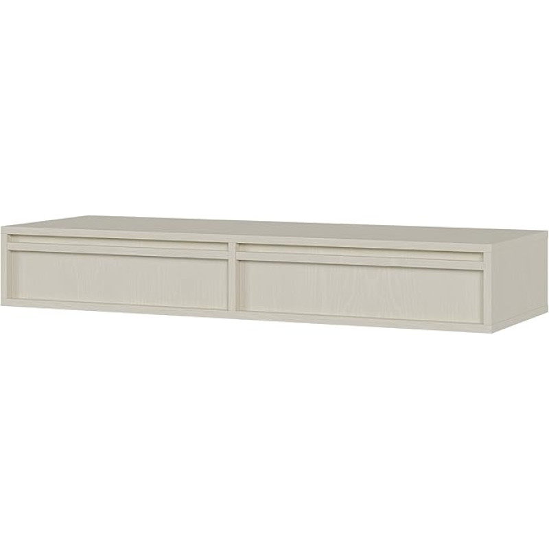 Selsey Evo Dressing Table Makeup Table 110 cm with 2 Drawers Hanging Sand Beige