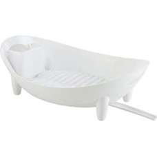 Msuiiixcccc Geschirrtrockner mit Anti-Rost e, Einzigartiger 360 ° schwenkbarer Auslauf-Abtropfbrett-Design-Geschirrabtropffläche