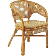 Kobolo Nimes Rattan Chair with Viennese Wicker Natural
