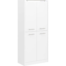 Schildmeyer Trent 701611 Tall Cupboard 70.7 x 35 x 157.5 cm Matt White