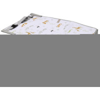 Aizuoni Children's Aeroplane Bed, Seat Extension Airplane Bed, Foldable Waterproof Baby Travel Cot, Practical for Long Distance Flights, Family Trips